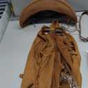 Cowgirl Outfits for Women Western Outfit Fringe Vest Cowboy Chic Cowboy Hat for Halloween Country 70s Hippie Cosplay (X-Large, Brown)