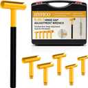 Upgraded Hinge Gap Adjusting Wrench for Residential and Commercial, Door Hinge Adjustment Tool for Door Quick and Efficient Solutions, User-Friendly Adjustments Tools (Yellow)