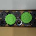 12 Pack 0.065" Trimmer Line Compatible with Greenworks Weed Wacker, 18Ft String Trimmer Refill Dual Line Weed Eater String Replacement Spool (10-Pack) Cap Cover(2-Pack)