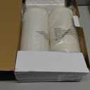 Homemory 6" 8" 10" x 4" Waterproof Outdoor Flameless Candles, Battery Operated Flickering LED Pillar Candles with Remote and Timers for Indoor, Plastic, Ivory White