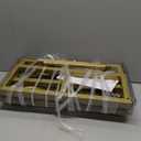 Queension 6FT Arch Backdrop Stand, Metal Wedding Arch Stand for Ceremony, Backdrop Stand Arch Frame with Base for Birthday Party Baby Shower Balloon Arch Decorations, Gold