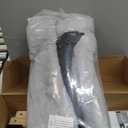 Zuvmi Oversized Cat Window Perch, 31.5 x 14.96 in, Cat Window Hammock with Plush Bolster for Large Felines and Multi Felines, Adjustable Cats Bed for Windowsill, Bedside, Cabinet & Drawer (Gray)