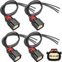 Anina 4PCS Ignition Coil Connector Pigtail Harness 9U2Z14S411EA for Ford V6 V8 Flex for Ford Edge Fusion F150 F350 F250 Super Duty Explorer Lincoln MKS MKT MKX