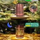 Mothers Day Gifts for Mom, Solar Lanterns Outdoor Waterproof Hummingbird Garden Decor Birthday Gifts for Women Mom Grandma Sister Solar Lights Outside Decorations for Backyard, Patio, Porch