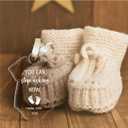 Christmas Baby Pregnancy Announcement Ornament - Pregnancy Announcement Gifts for Grandparents, Husband, Family, Aunt, Friend - Expecting Baby Coming Soon 2026 Ornament Decoration (You Can Stop Asking Now Baby Announcement)