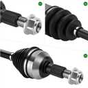 Front Right CV Axle Shaft Assembly Fit for Chevy Malibu 20082012 2.4L (6-Speed Auto, Not for Hybrid), Pontiac G6 20092010 2.4L & Saturn Aura 2009 2.4L, Passenger Side