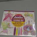 Melissa & Doug Jumbo 50-Page Kids' Coloring Pad Activity Book - Princess and Fairy