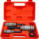 3PCS Car Tail Pipe Expander Tool Kit from 1-1/8" to 3-1/2" Exhaust Pipe Muffler Spreader Tool Set for Most Vehicles and Trucks