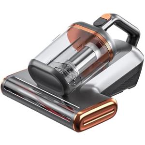 WFFOIFL Mattress Vacuum Cleaner with 400W/15Kpa Suction Powerful Double-Cup, 99.9% Filtration Bed Vacuum Cleaner with UV & Ultrasonic, Handheld Vacuums for Sofa/Bed/Fabric Surface