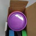 9Pcs Mason Jar Lids, Regular Mouth Plastic Mason Lids, Leak Proof Canning Lid with Silicone Ring for Ball, Kerr and More, Reusable Can Tops, Colored Caps Covers for Jars