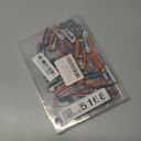 36 Blades Replacement Parts for GL-Fusion 5 Style Razors (Orange-Slate), Wet Razors Men's Blades Value Packs