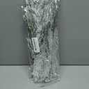 24Pcs Norfolk Pine Branches Stems 13.5" Artificial Pine Needles Sprigs Norfolk Pine Garland Accessories Vase Fillers Winter Fake Christmas Tree Picks Greenery Sprays for DIY Wreaths (24, Frost)