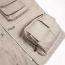 Mens Fishing Vest Summer Outdoor Work Safari Travel Photo Vest with Multi Pockets (Beige, S)