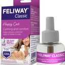 FELIWAY Classic 30 Day Cat Calming Refill for Pheromone Diffuser, 48ml - Helps Reduce Common Signs of Stress in Cats & Kittens, Enhanced Calming (1 Pack)