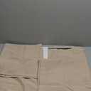 DWCN Beige Blackout Curtains for Bedroom  Rod Pocket Thermal Insulated Energy Saving Drapes for Living Room and Bedroom, W 38 x L 45 Inch, 2 Panels