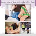 Dr. JK- ToePal Gel Toe Separator, 4 Pairs, Toe Spacers, Bunion Corrector, Green & Blue, Christmas Gifts