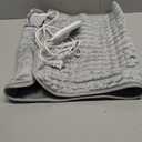 Deepsoon Heating Pad,Electric Heating Pads for Back,Neck,Abdomen,Moist Heating Pad for Shoulder,Knee,Arms,Legs,Dry/Moist Heat & Auto Shut Off,Christmas Gifts for Men and Women,Light Gray,33x17 Inch