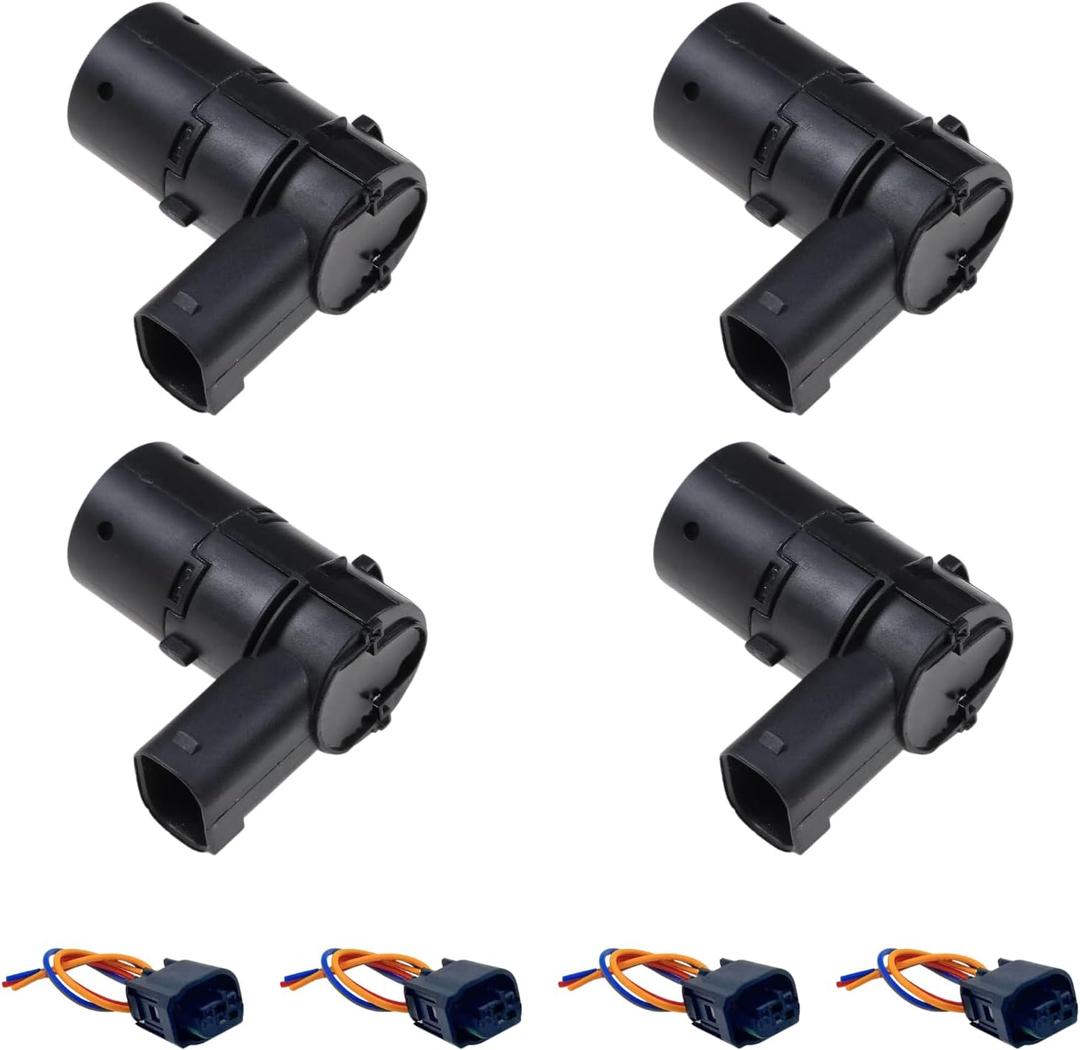Reverse Backup Sensor Parking Rear Bumper Parking Assist Sensor Compatible with Ford F150 F250 F350 E-150 E-250 Escape Explorer Lincoln Mercury Mariner Mountaineer 3F2Z15K859BA 4PCS