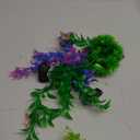 Ameliade Aquarium Artificial Plastic Plants Decorations and Rock Cave Decor Set Goldfish Betta Fish Tank Accessories Small Large Fish Bowl Ornaments