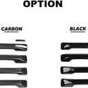 Compatible with Hyundai Palisade 2026 Accessories Button Style Exterior Door Handles Covers (Gloss Black)