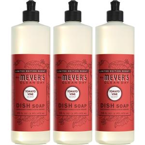 Mrs. MEYER'S CLEAN DAY Liquid Dish Soap, Tomato Vine Scent, 16 Ounce Bottle (Pack of 3) Mrs. MEYER'S CLEAN DAY Liquid Dish Soap, Tomato Vine Scent, 16 Ounce Bottle (Pack of 3)