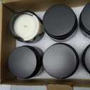 12 Pcs Halloween Scented Candles with Added Natural Essential Oils, 3.05oz, Suitable for Various Festivals, Parties, Yoga, and Home Scene(Black)