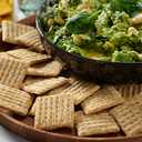 Triscuit Original Whole Grain Wheat Crackers, Vegan Crackers, Healthy Snacks, Lunch Snacks, Party Size, 17 oz