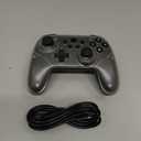 EJGAME Wireless Controller Compatible with Switch/Switch 2/PC/Steam Deck, Hall Effect Joysticks & Triggers/Wake-up/Turbo/RGB Light/Programmable/Dual Vibration,USB Bluetooth Adapter for PC (Black)