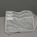 3 Pockets Hanging Wall File Organizer Mail Holder, Wall Mounted Paper Document Folder Holder, Clipboard Storage Organization Magazine Rack, White (3 Tier Non-Magnetic)