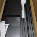 Pamray 32 Inch Small Computer Desk with Shelves, Home Office Desk with Headphone Hook for Bedroom, Study Writing PC Table for Small Spaces, Black