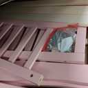 Dream On Me Classic Design Toddler Bed in Pink, Low-to-Floor Wooden Bed with Safety Rails, GREENGUARD Gold & BSA Certified, Non-Toxic Finish