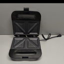 Elite Gourmet ESM2207XSS Sandwich Panini Maker Grilled Cheese, Machine Tuna Melt Omelets Non-stick Cooking Surface, 2 Slice, 750 Watts, Stainless Steel