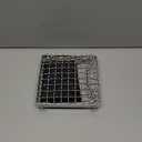 MDUG Ultralight Mini Camp Grill with Foldable Legs  304 Stainless Steel Grate, Portable Gas Stove & Campfire Stand, Compact Grill Grid for Backpacking/Camping/Hiking/Picnic/Travel/Fishing (Weave)