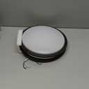 13 inch Flush Mount LED Ceiling Light Fixture, 2700K/3000K/3500K/4000K/5000K Adjustable Ceiling Lights, Oil Rubbed Bronze Saturn Dimmable Lighting for Hallway Bathroom Kitchen or Stairwell, ETL Listed