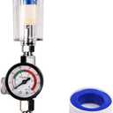 1/4" Air Compressor Oil Water Separator for Spray Gun, Spray Paint Kit Air Regulator Gauge and in-line Air Oil Water Separator Filter