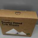 KeaBabies 2-Pack Organic Crib Sheets for Boys, Girls - 52x28 Fitted Crib Mattress Sheet Neutral, Breathable Jersey Cotton Cover for Baby Bed, Toddler Mattress, Soft & Cute Prints (Soft White)