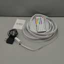 Neon Rope Lights, 50FT RGB LED Strip Lights, Waterproof IP67 LED Lights for Bedroom, DIY Design, Music Sync, 44 Key Remote Control, Multiple Modes for Bedroom, Holiday Decoration