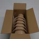Wellmet Small Lamp Shade,ONLY for Candle Bulbs,Clip-on Drum Lamp Shades,Set of 6, 3x6x5 Inches (Linen)