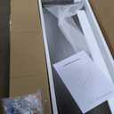 LITTLE TREE 63 Inches Long Console Table, 2-Tier Farmhouse Sofa Table Behind Couch, Large Narrow Entryway Table for Living Room, Wooden Hallway Foyer Table with Heavy Duty Base, Rustic Brown and Grey