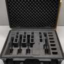 Gun Case for Multiple Pistols & Magazines, Heavy-Duty Waterproof TSA-Friendly Firearm Travel Pistol Case for Handguns, Fits Glock, Beretta, S&W, Sig Sauer with Pre-Cut Foam