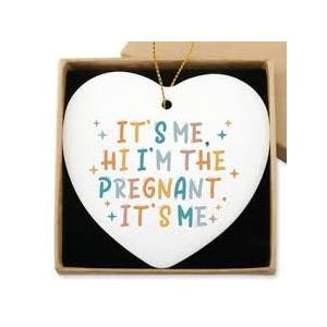 Friendship Gifts for Women Hanging Ornament Birthday Party Favors Singer Party Supplies Music Lovers Fans Gift Graduation Birthday Gifts for Men Christmas Ceramic Heart Keepsake