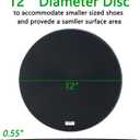 YPC Transfer Disc, Pivot Disc for Transfers, Weight Transfer Device & Mobility Aid with 360 Degree Rotation for Turns, Change in Direction, & Transferring Between Seats, 12" Diameter(Small)