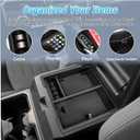 Center Console Organizer Compatible with 2025-2026 Toyota 4Runner (6th Gen) Interior Accessories, Cup Holder, Armrest Organizer Tray and Hidden Storage Box