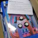 Merchant Ambassador Retro Arcade Electronic: Pinball - Tabletop Game, Vibrating Bumpers, LED Lights, Sound Effects, 1 Player, Ages 6+