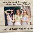 Best Friends Picture Frames 8x10, Long Distance Best Friendship Gifts for Women, Men, Sisters, Brothers, Forever Friends Photo Frame for Desk