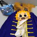 SZ-TONDA Boys Beast Costume - Kids Prince Charming Dress up Colonial Cosplay Halloween Party Royal King Outfit Blue 7-8yrs