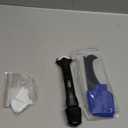 3 in 1 Silicone Caulking ToolsStainless Steelhead, Sealant Finishing Tool Grout Scraper, Reuse and Replace 5 Silicone Pads, Great Tools for Kitchen Bathroom Window, Sink Joint