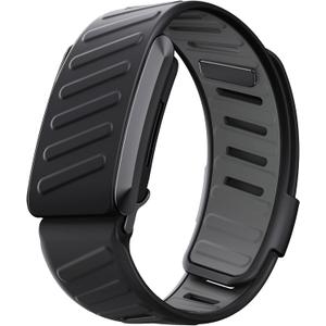 Quick-Dry Silicone Sport Band for WHOOP 4.0 Band Strap For Men Women,Breathable Waterproof Sport Adjustable Replacement Wristbands Straps for Whoop 4.0 Bands 5.5"-8.27" (140mm-210mm) (Black/Grey)
