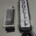 T-SUN Solar House Numbers for Outside Light up, Solar Address Sign - IP65 Waterproof Numbers for Address on House with 3 Lightings | Illuminated Lighted Address Markers Home Front Porch