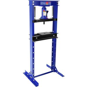 Hydraulic Shop Press,12 Ton H-Frame Garage Floor Adjustable Shop Bearing Press with Stamping Plates to Bend, Straighten, Or Press Parts, Install Bearings & U-Joints
